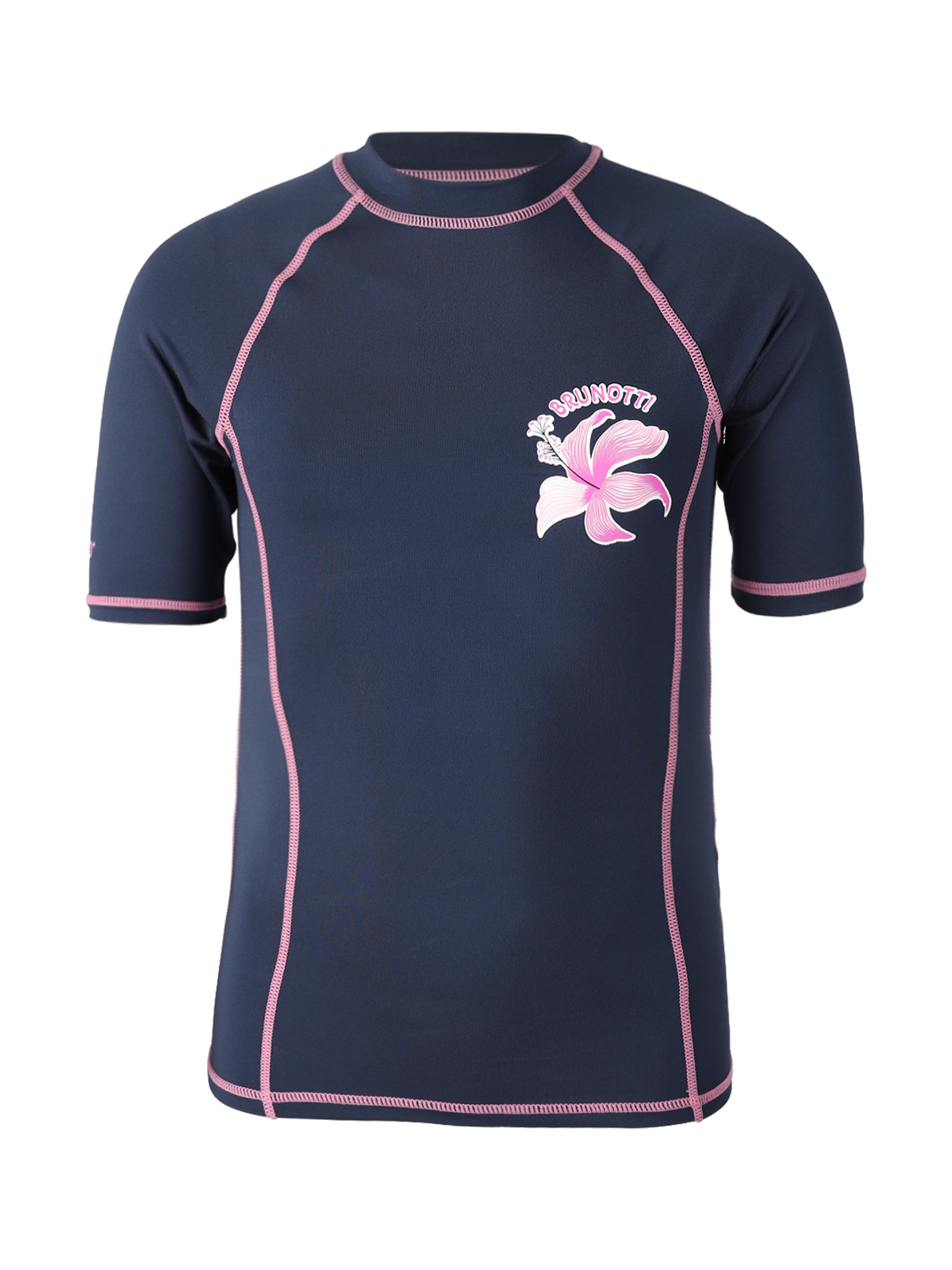 Lineas Girls Rashguard | Indigo Blue