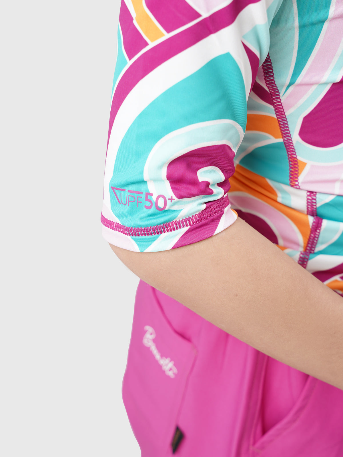 Lineas-Swirl Meisjes Rashguard | Multi Color