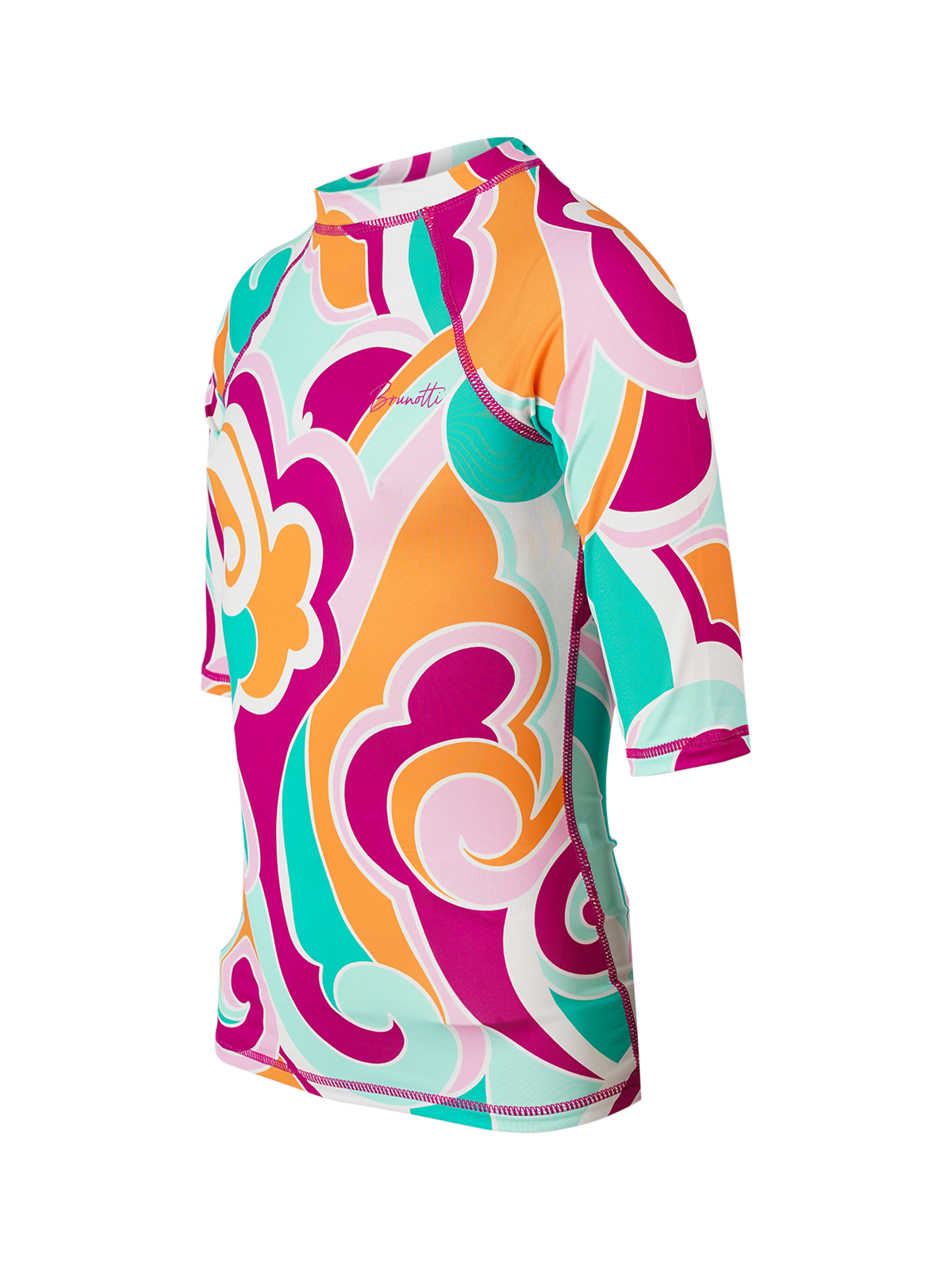 Lineas-Swirl Meisjes Rashguard | Multi Color