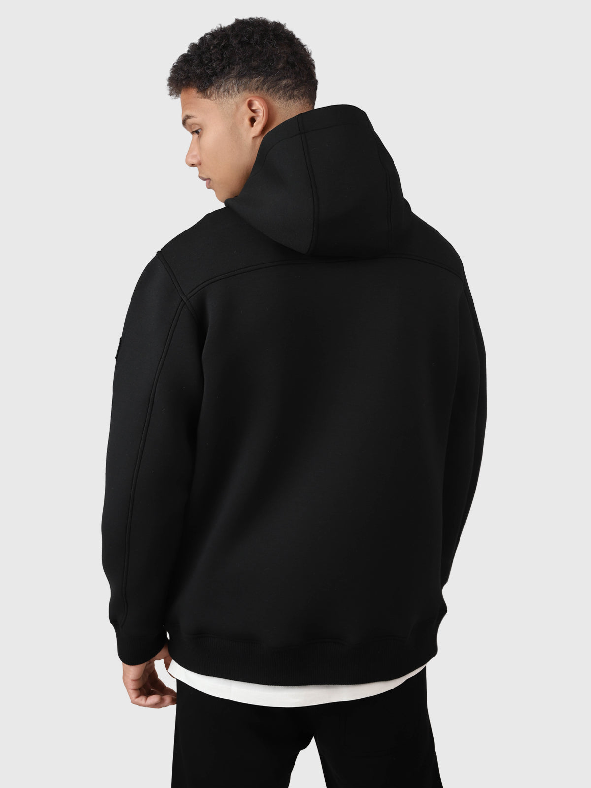 Stickers Heren Sweater | Zwart