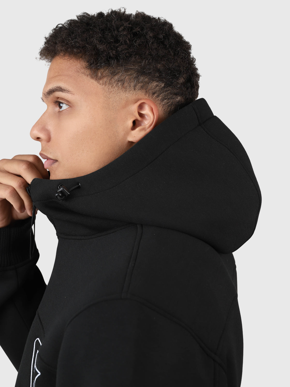 Stickers Heren Sweater | Zwart
