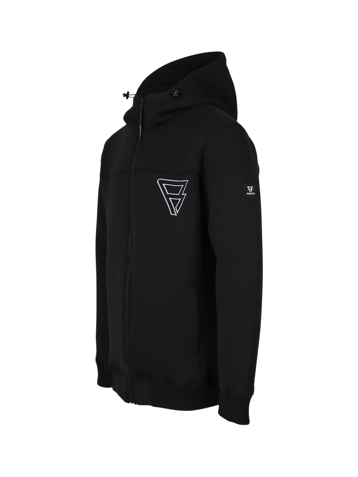 Stickers Heren Sweater | Zwart