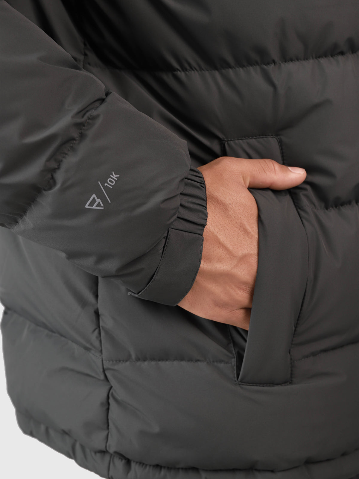 Bardigan Heren Puffer Jas | Mud Green