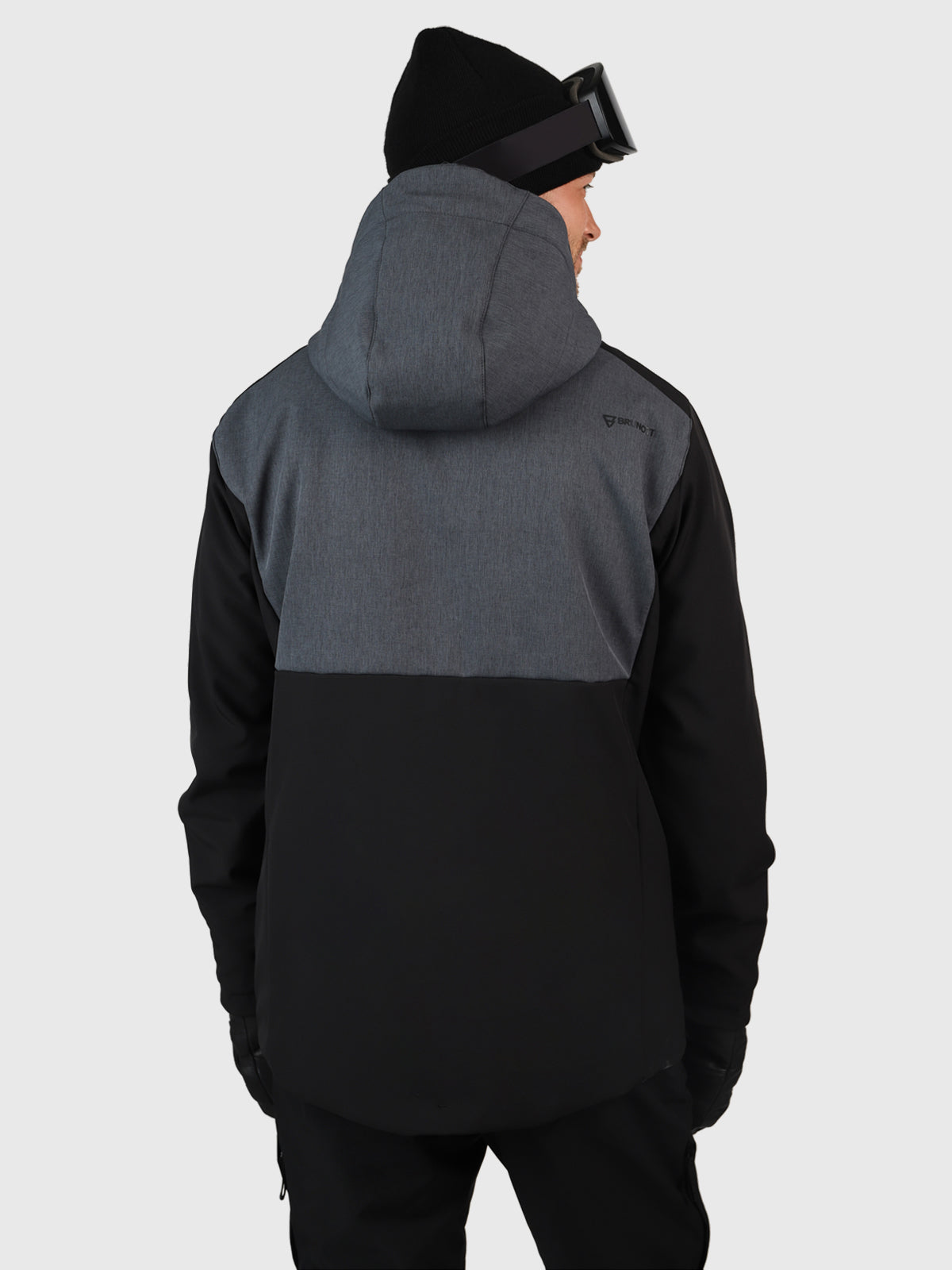 Twinstroke Heren Softshell Ski Jas | Zwart
