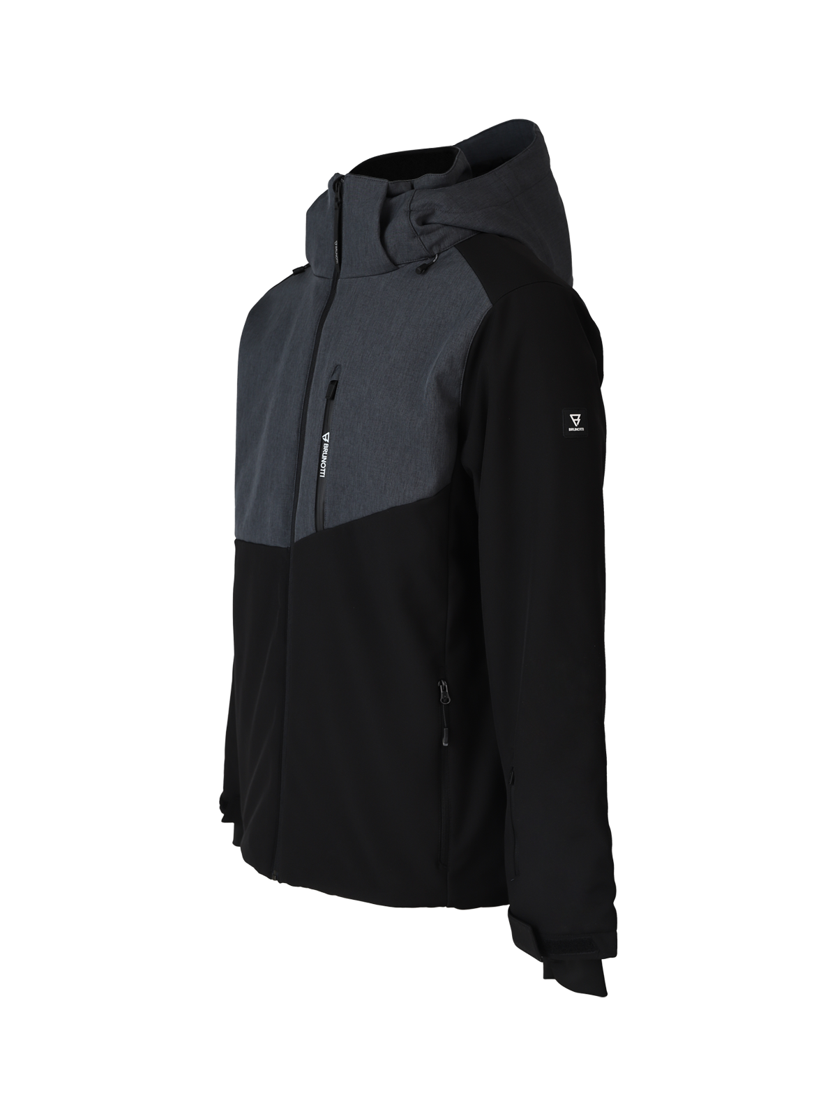 Twinstroke Heren Softshell Ski Jas | Zwart