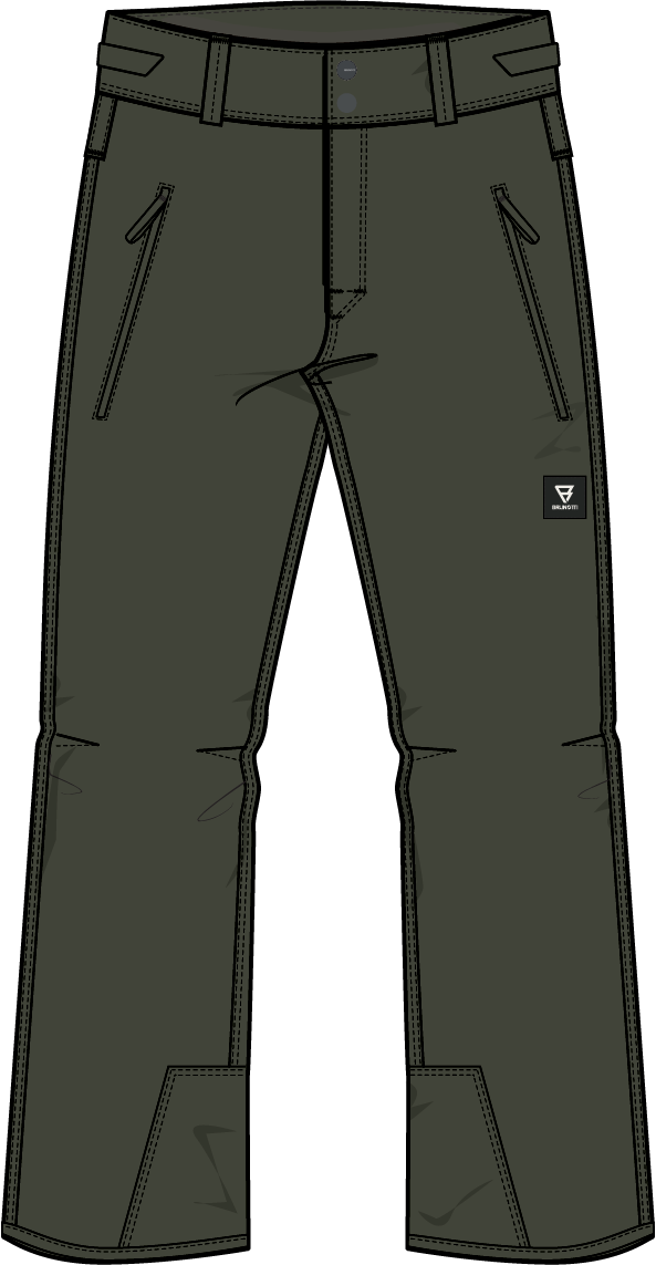 Jiron-S Men Snow Pants | Deep Green