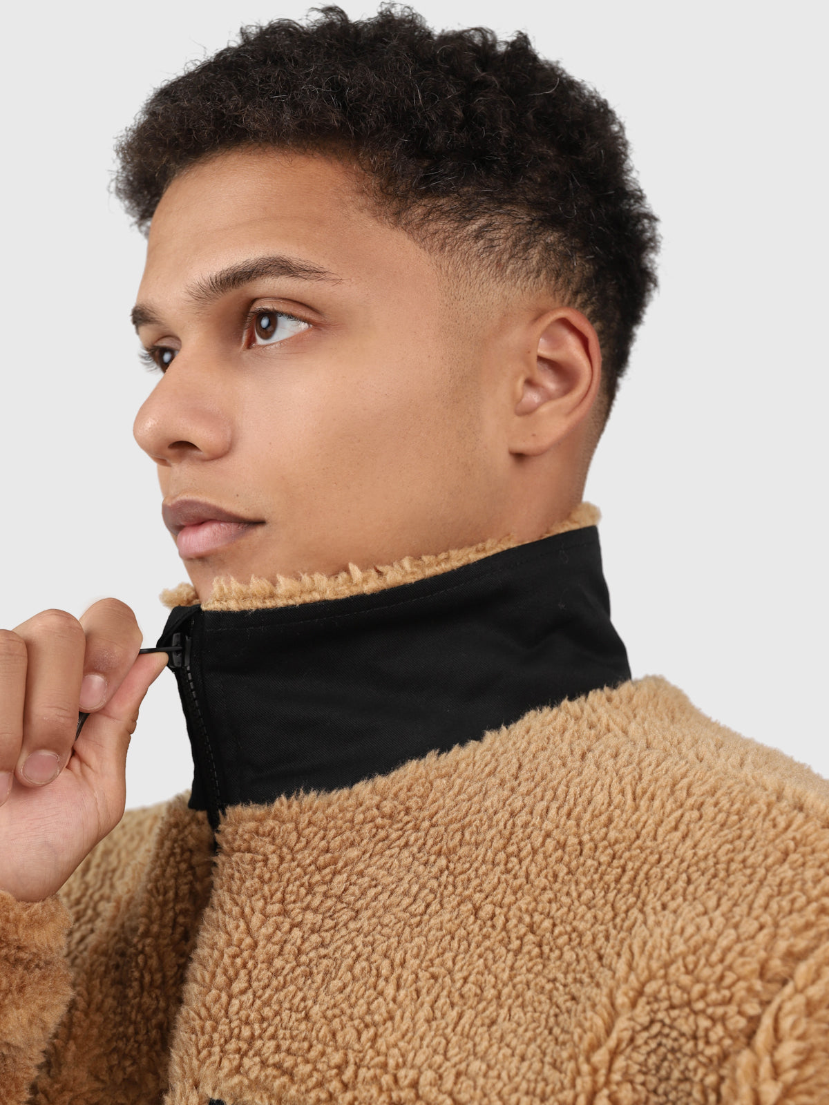 Renziost 男士羊毛夹克 | 沙漠