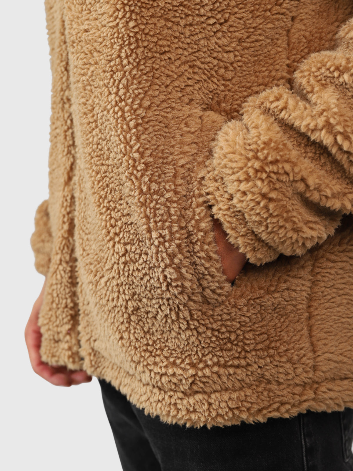 Renziost 男士羊毛夹克 | 沙漠