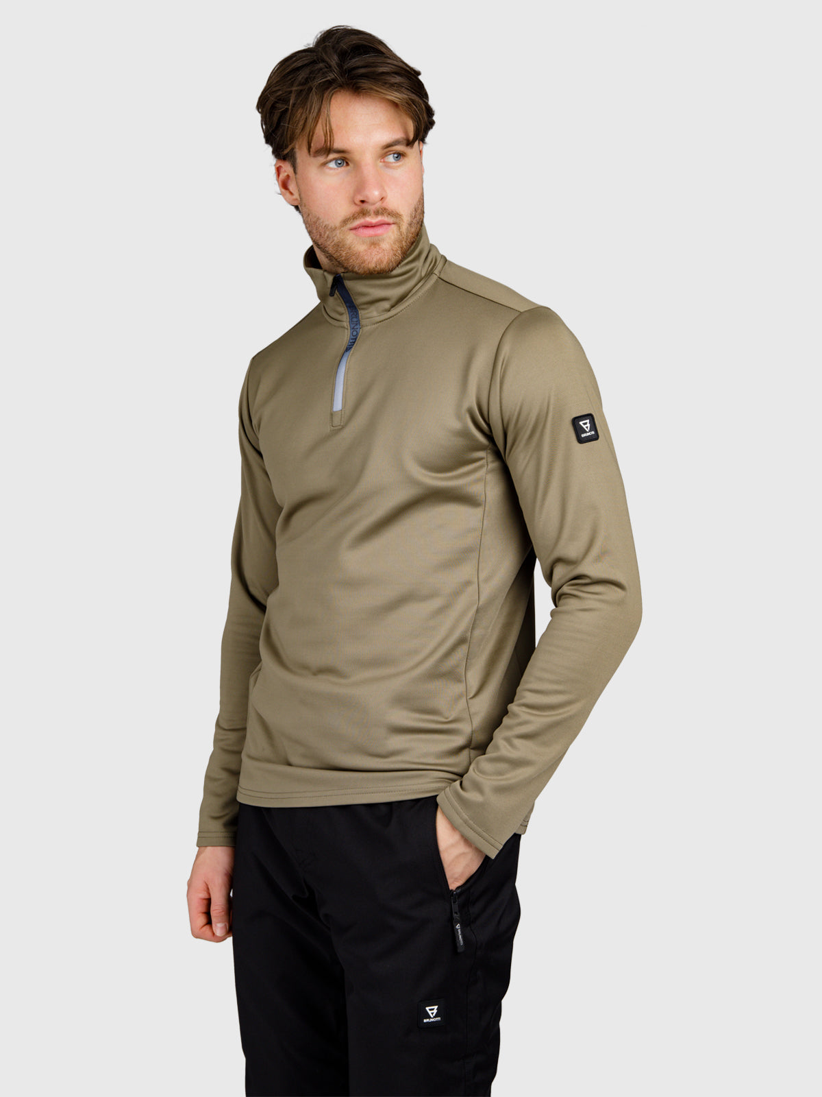 Heros Heren Fleece | Dusky Green