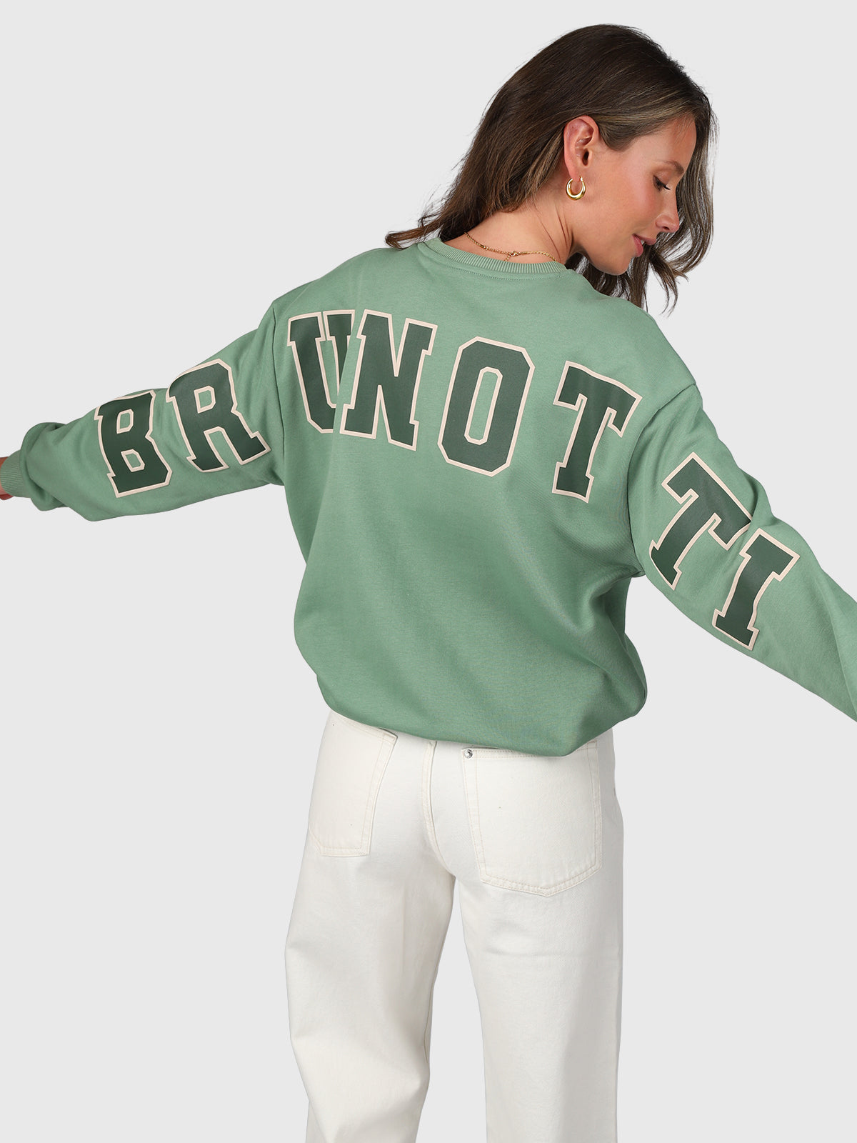 Zomer Alm Dames Sweater | Eucalyptus