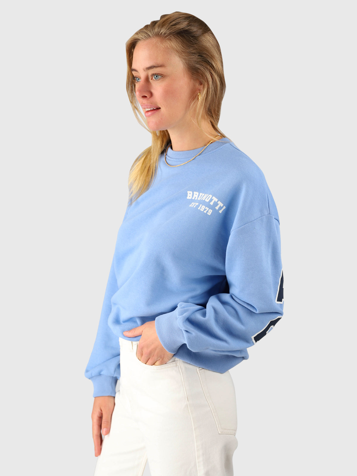 Zomer Alm Dames Sweater | Bluebell