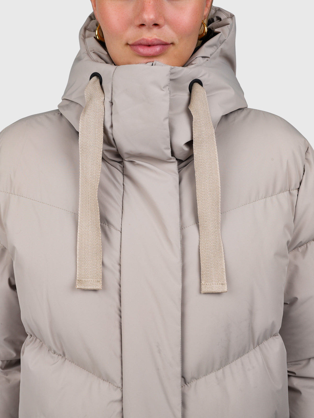 Bigsury Women Long Puffer Jacket | Fungi