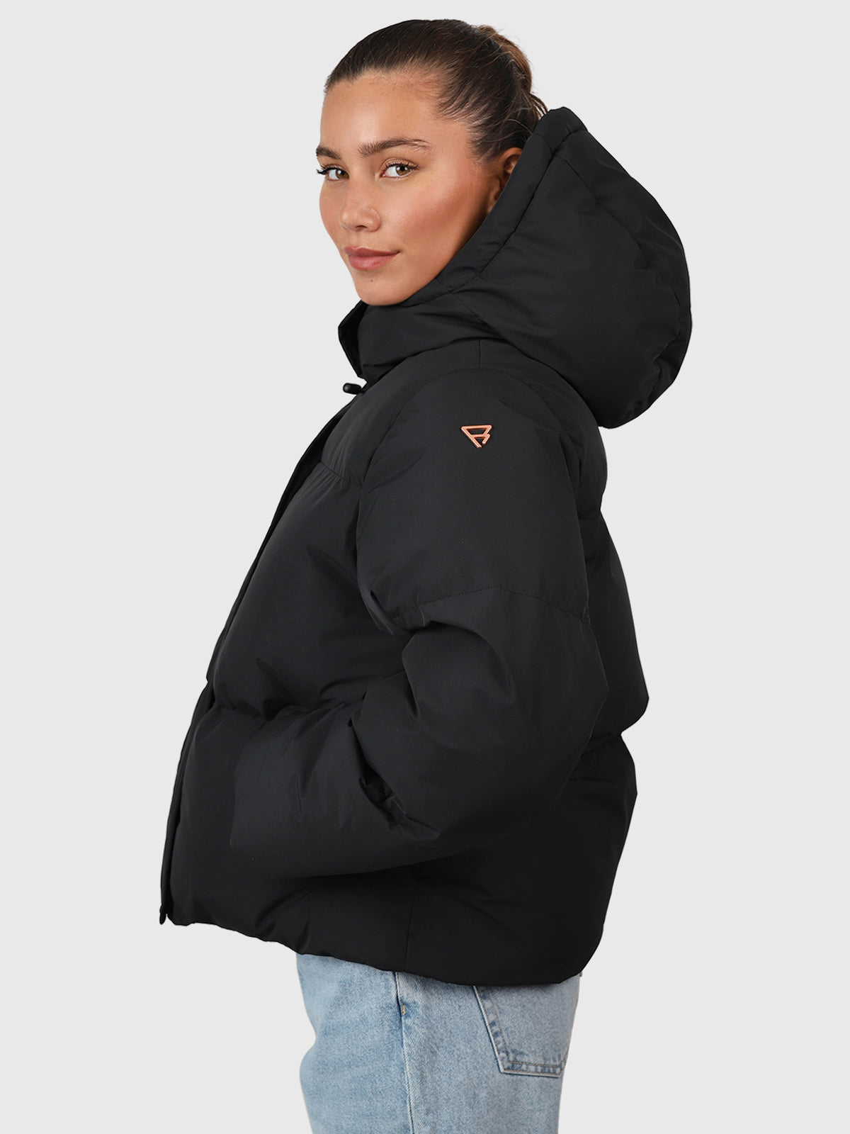 Miri Dames Puffer Jas | Zwart