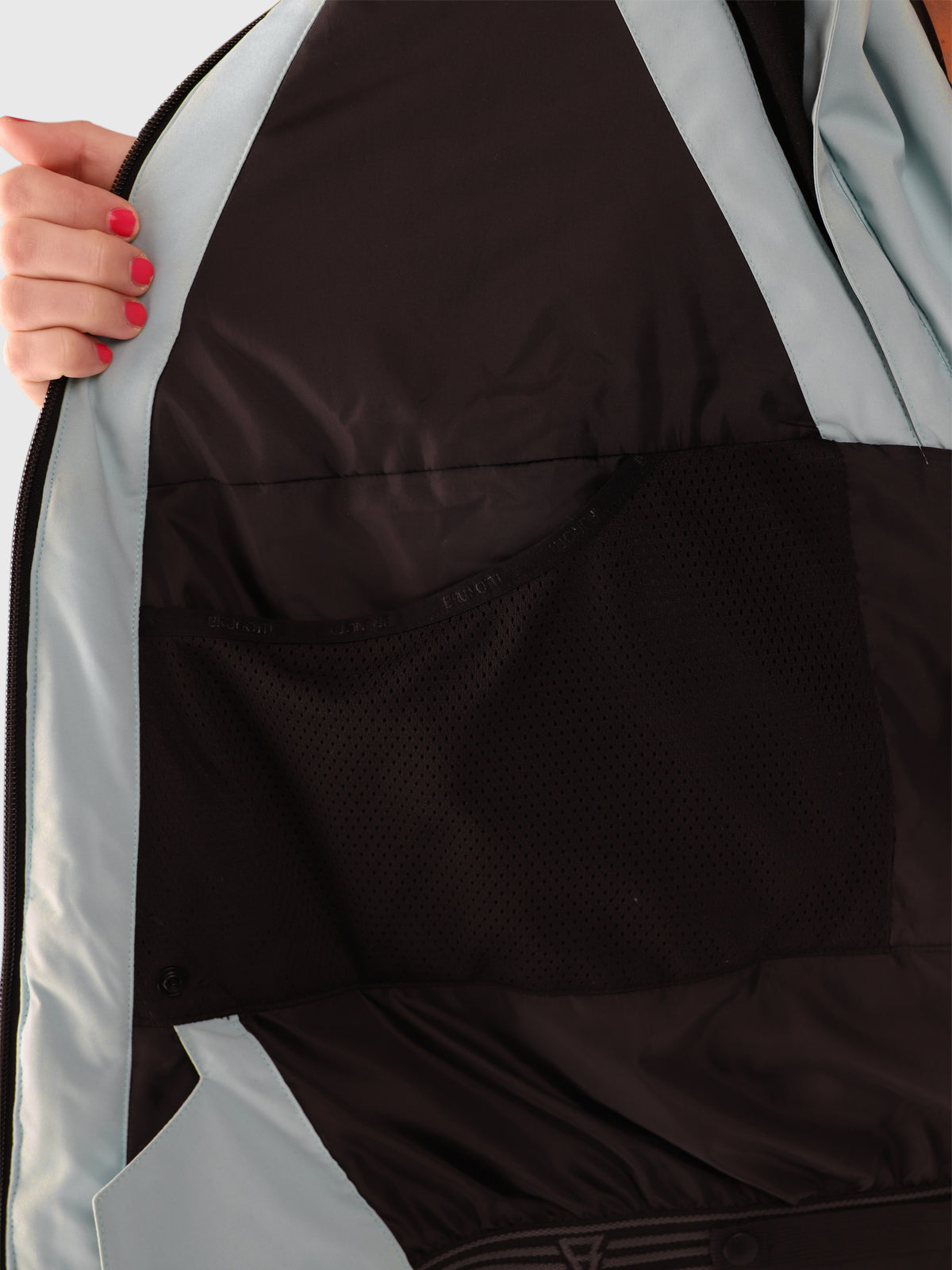 Mojavasa-S Damen Anorak Schneejacke | Seegrün