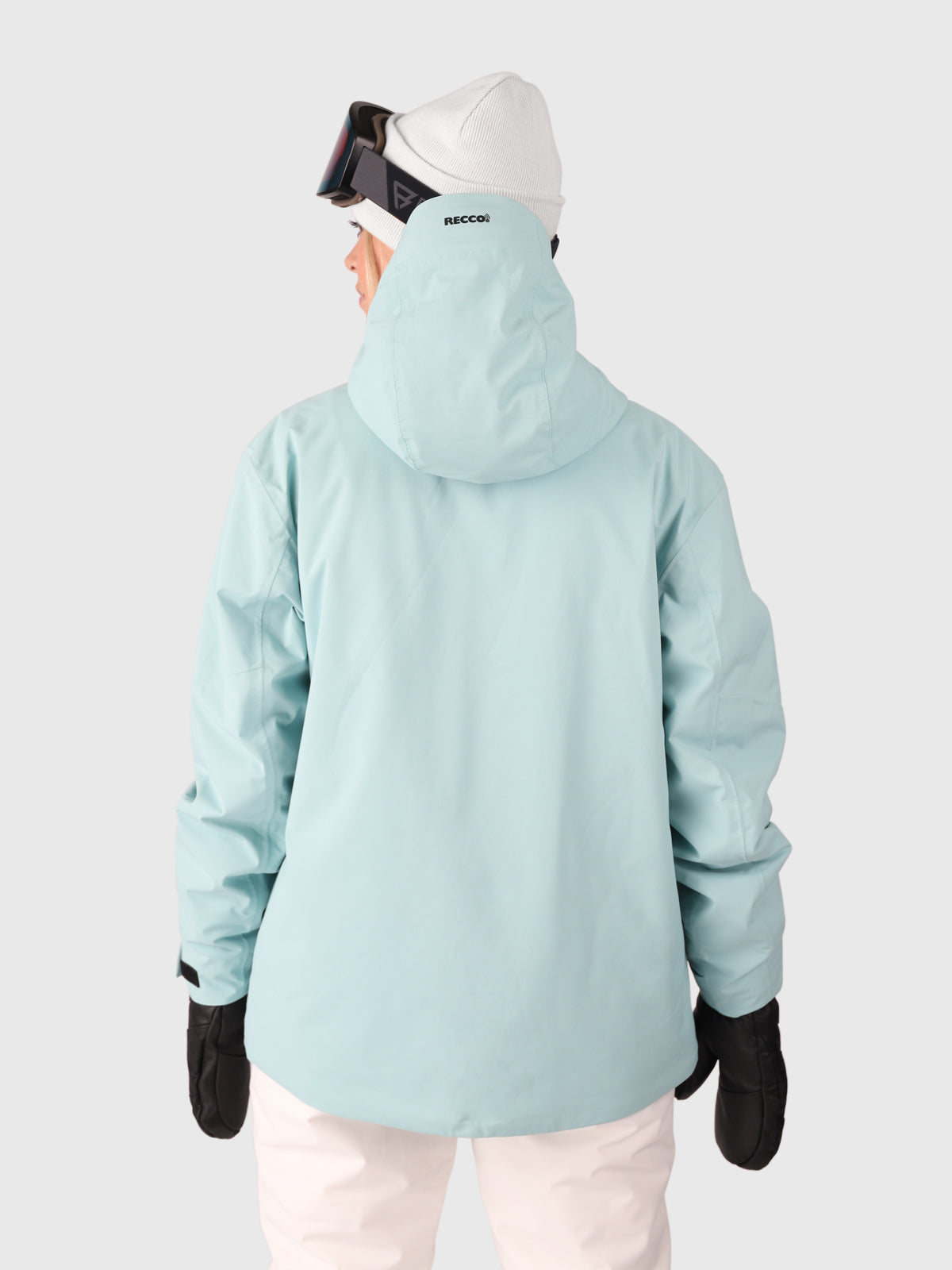 Mojavasa-S Damen Anorak Schneejacke | Seegrün