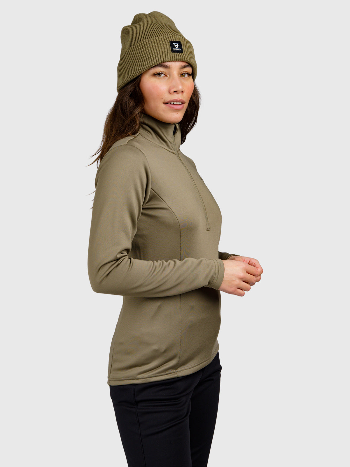 Heronne Women Fleece | Dusky Green
