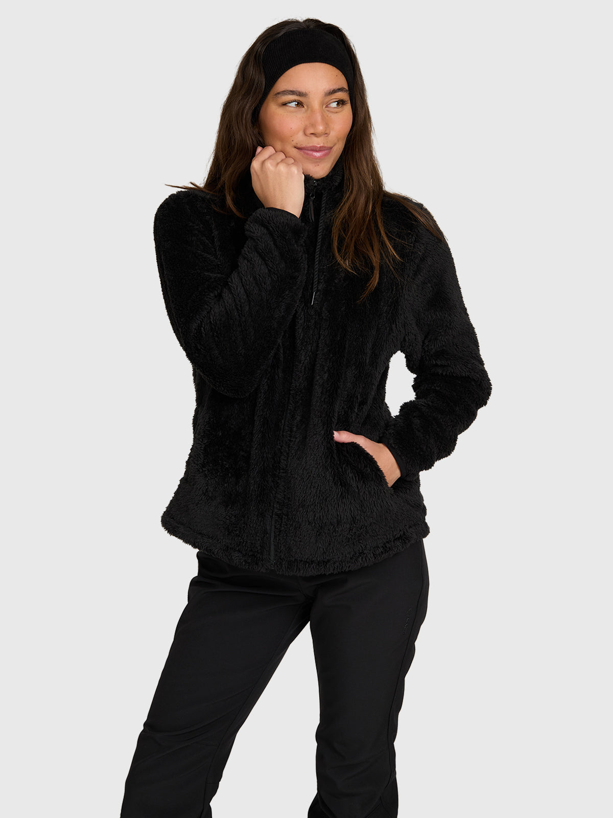 Kyoto Damen Fleece | Schwarz