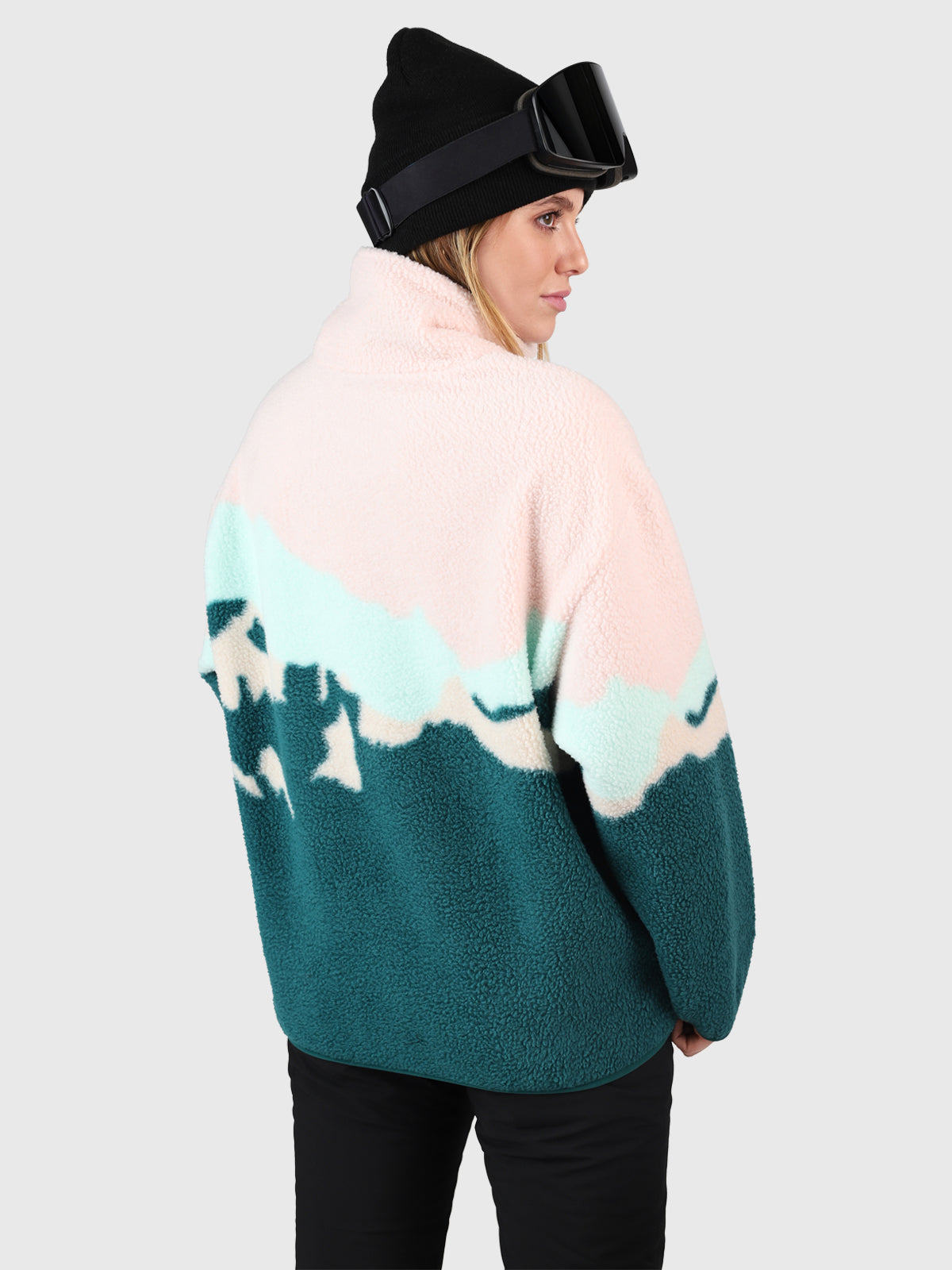Chino-PP Dames Fleece | Evergreen