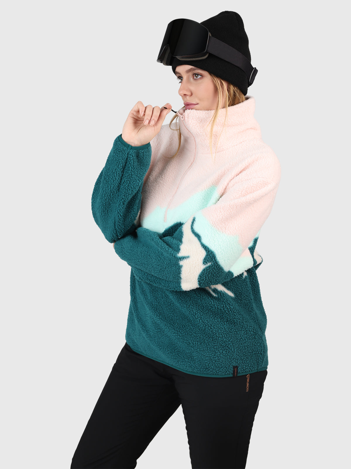 Chino-PP Dames Fleece | Evergreen