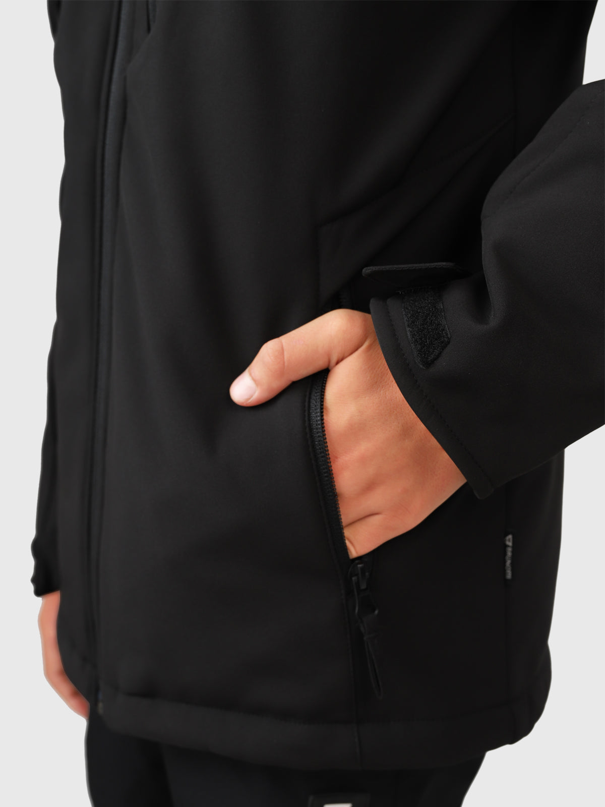 Marsaly-N Jongens Softshell Jas | Zwart