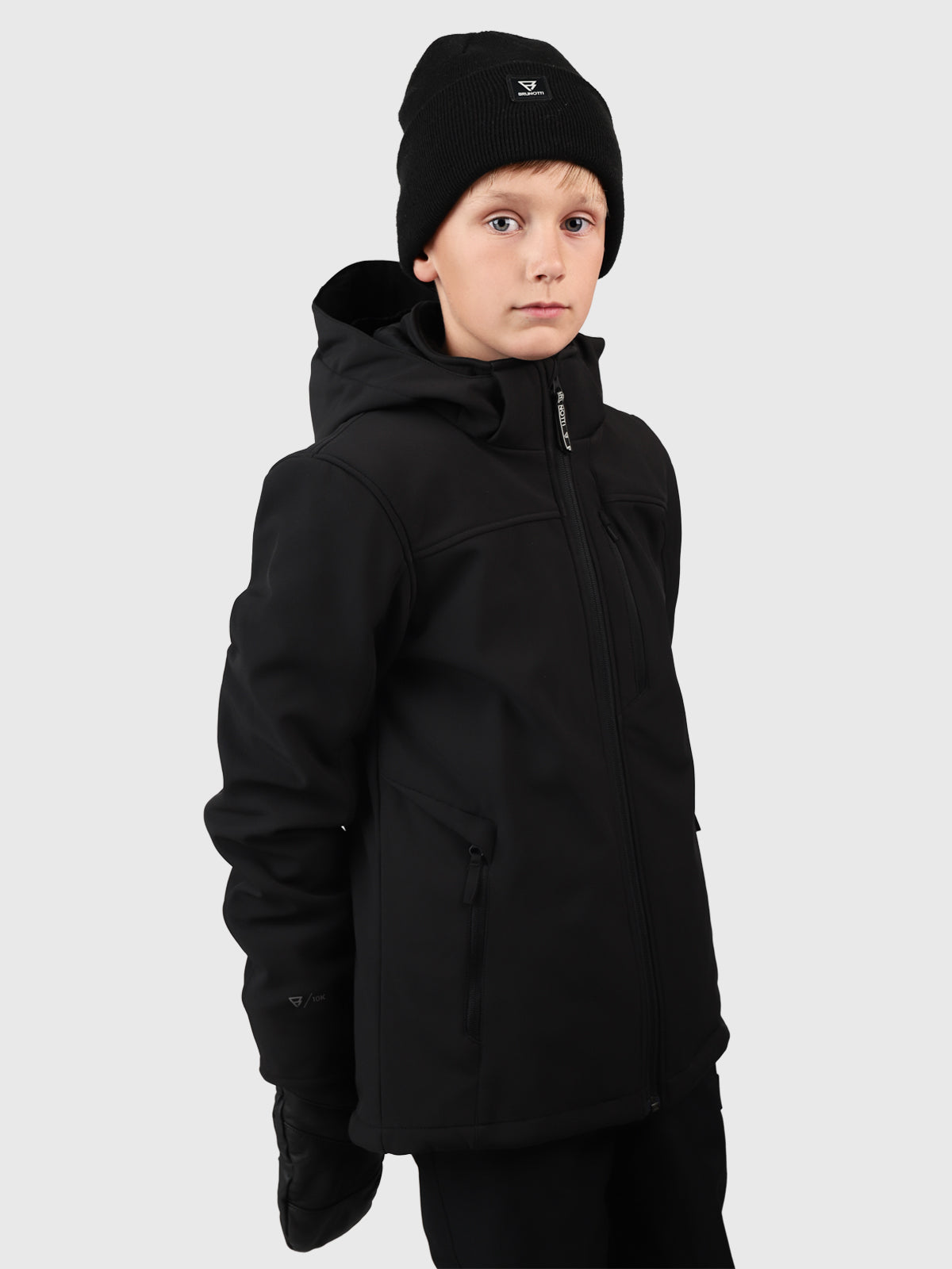 Marsaly-N Jongens Softshell Jas | Zwart