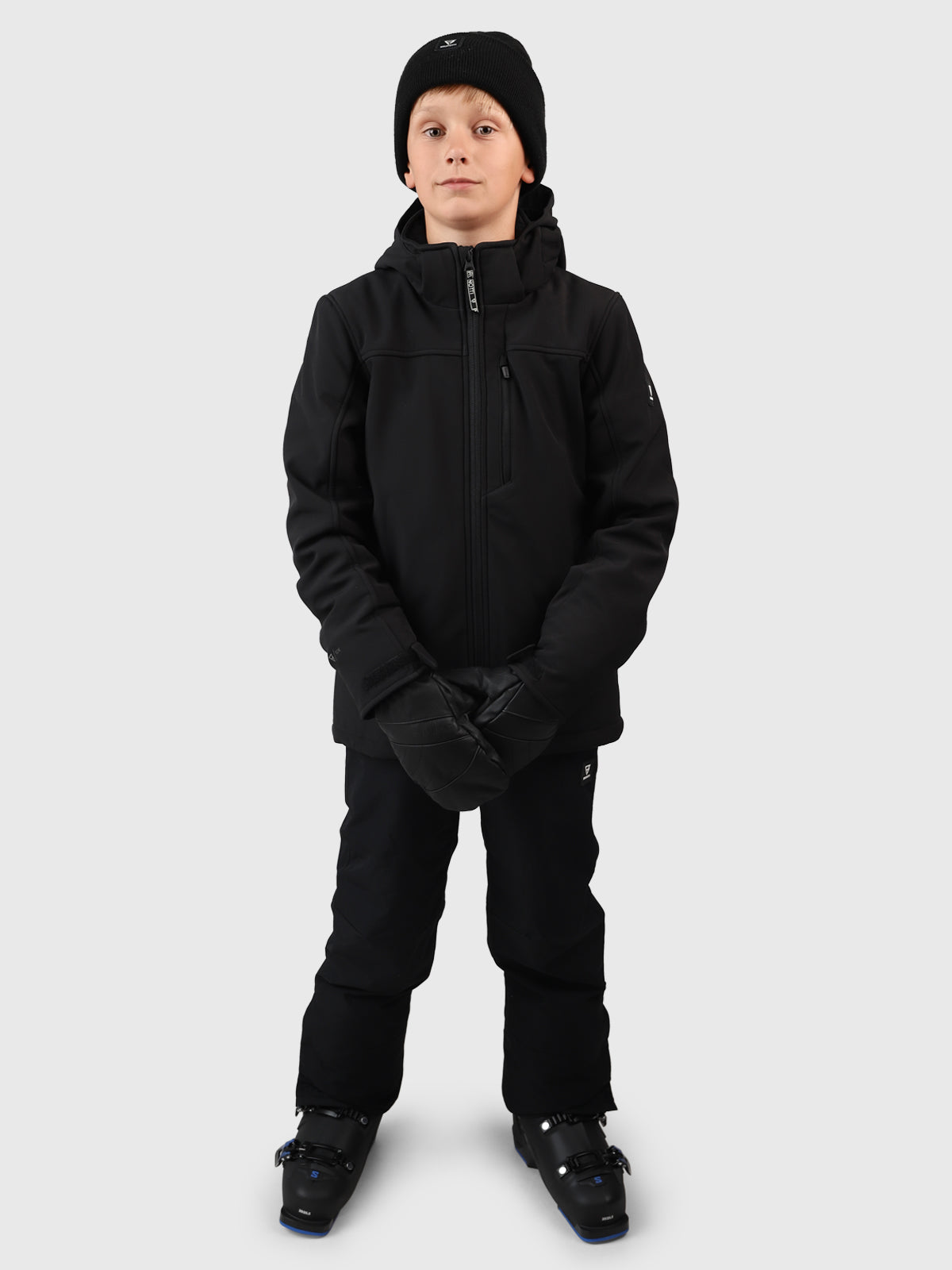Marsaly-N Jongens Softshell Jas | Zwart