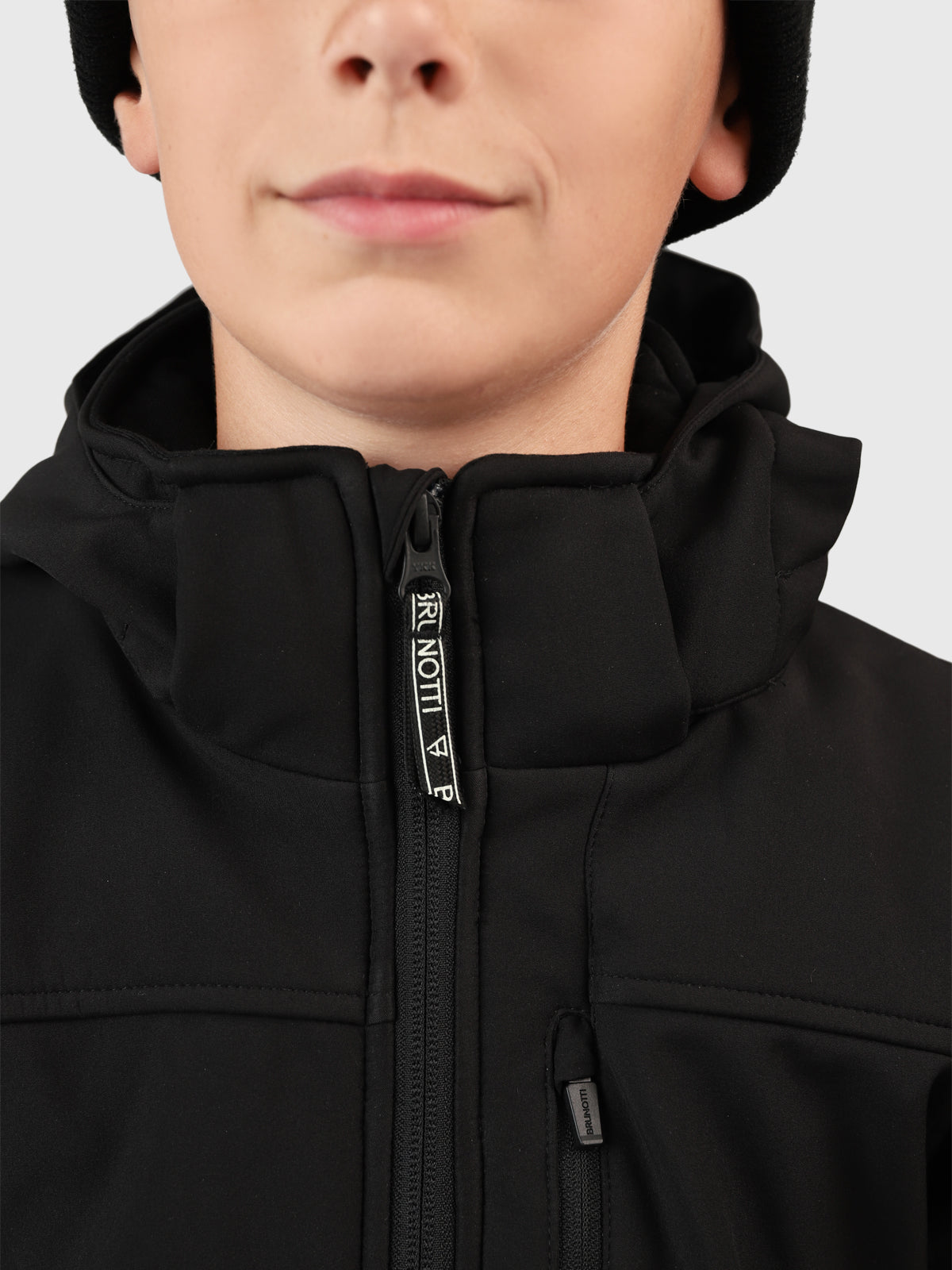 Marsaly-N Jongens Softshell Jas | Zwart