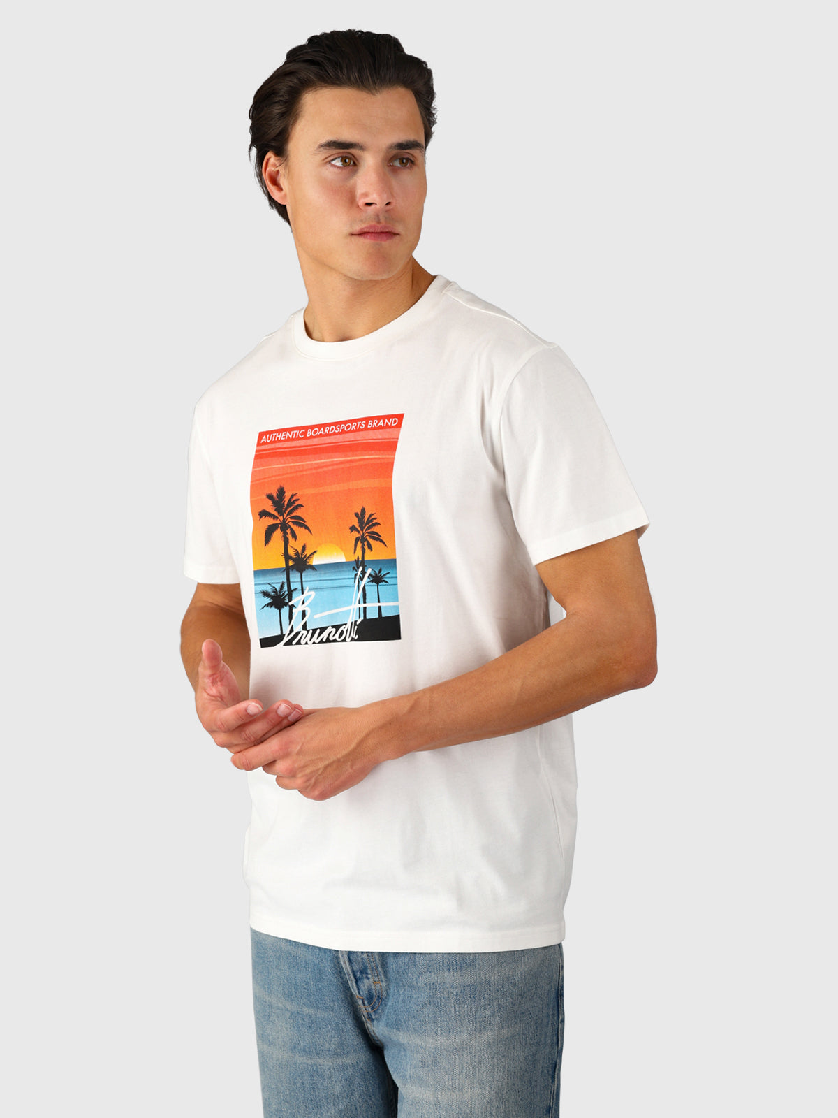 Leeway Heren T-shirt | Snow