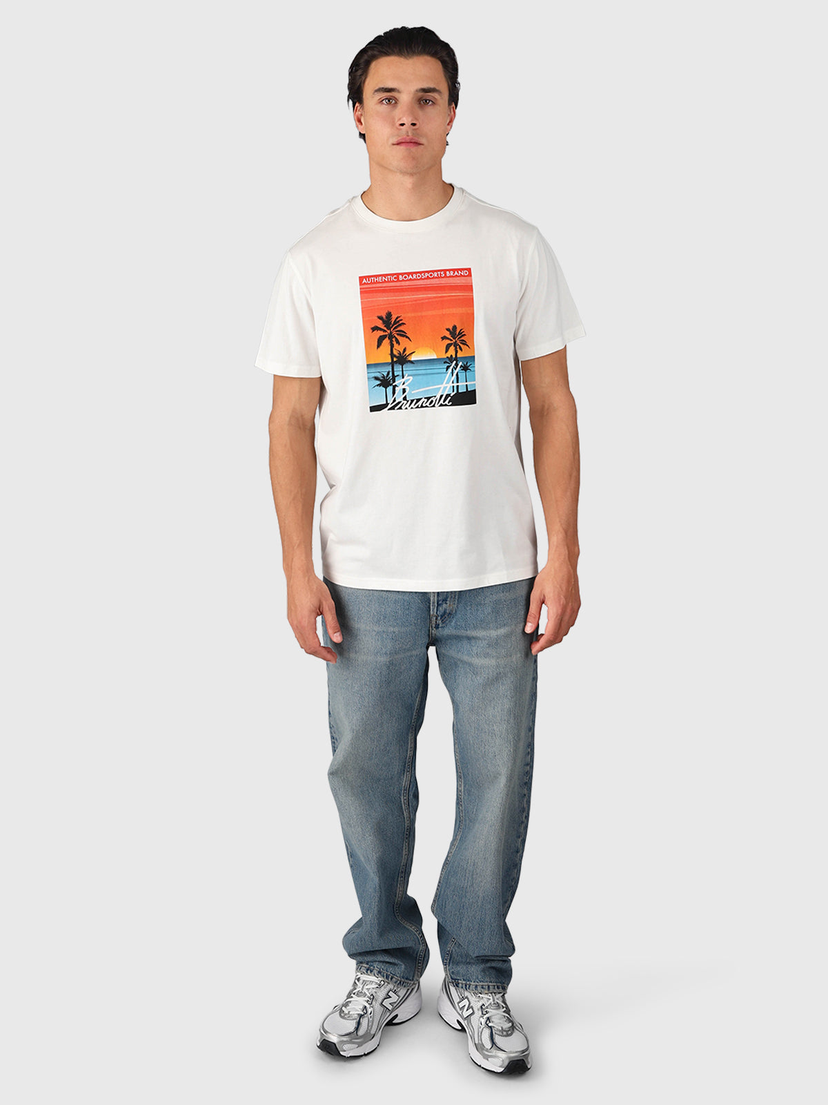 Leeway Heren T-shirt | Snow