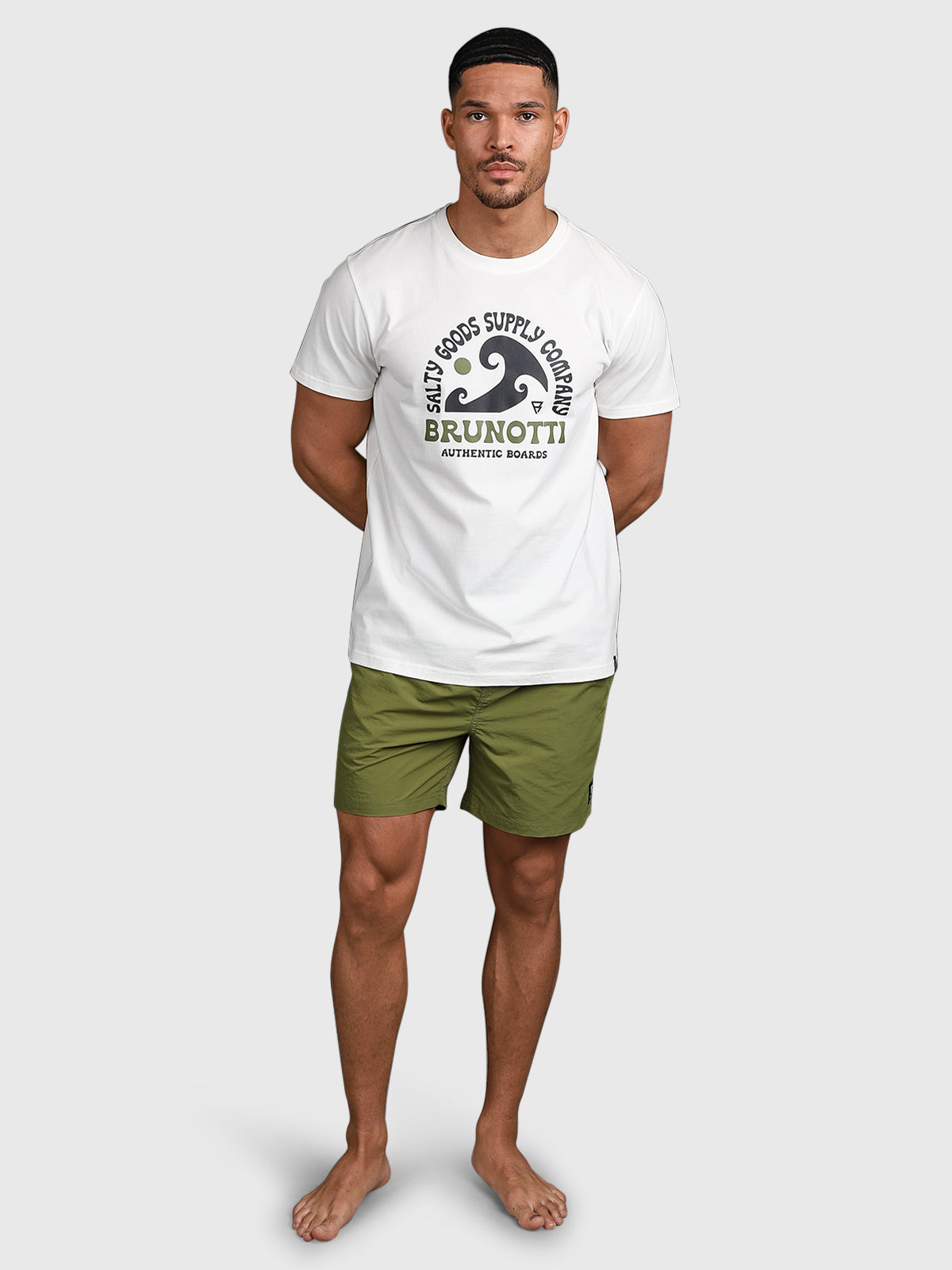 Leeway Men T-shirt | Cream