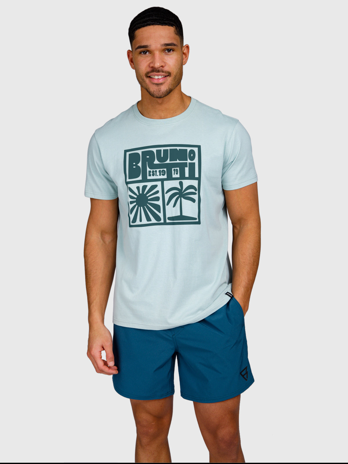 Leeway Herren T-Shirt | Mist