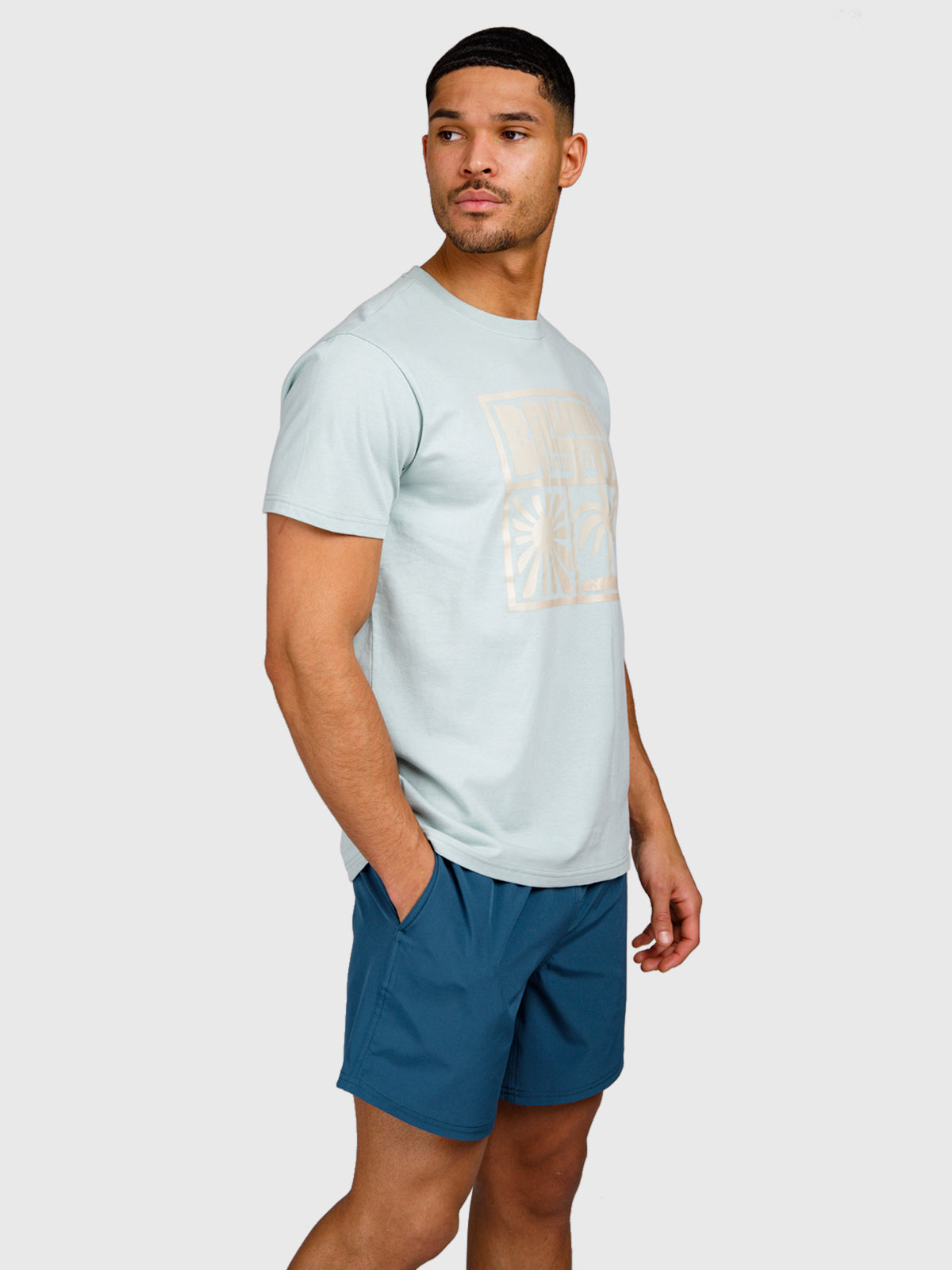 Leeway Herren T-Shirt | Mist