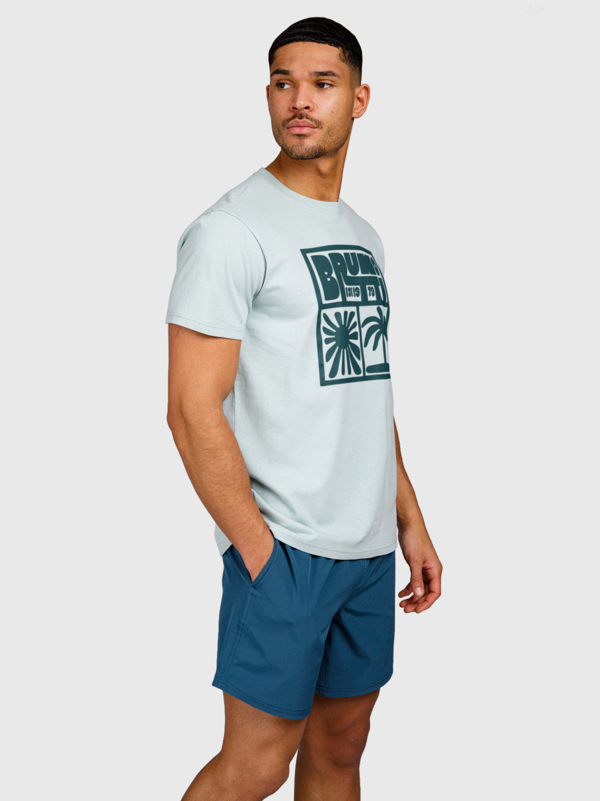 Leeway Herren T-Shirt | Mist