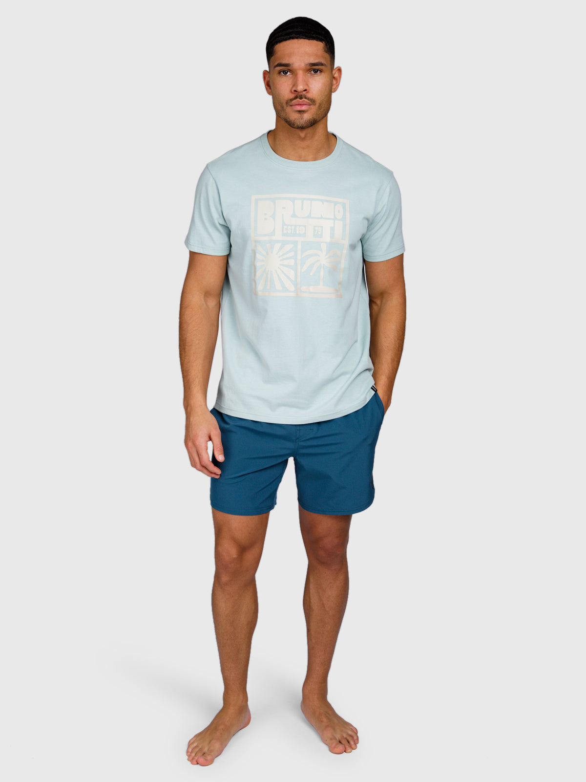 Leeway Herren T-Shirt | Mist