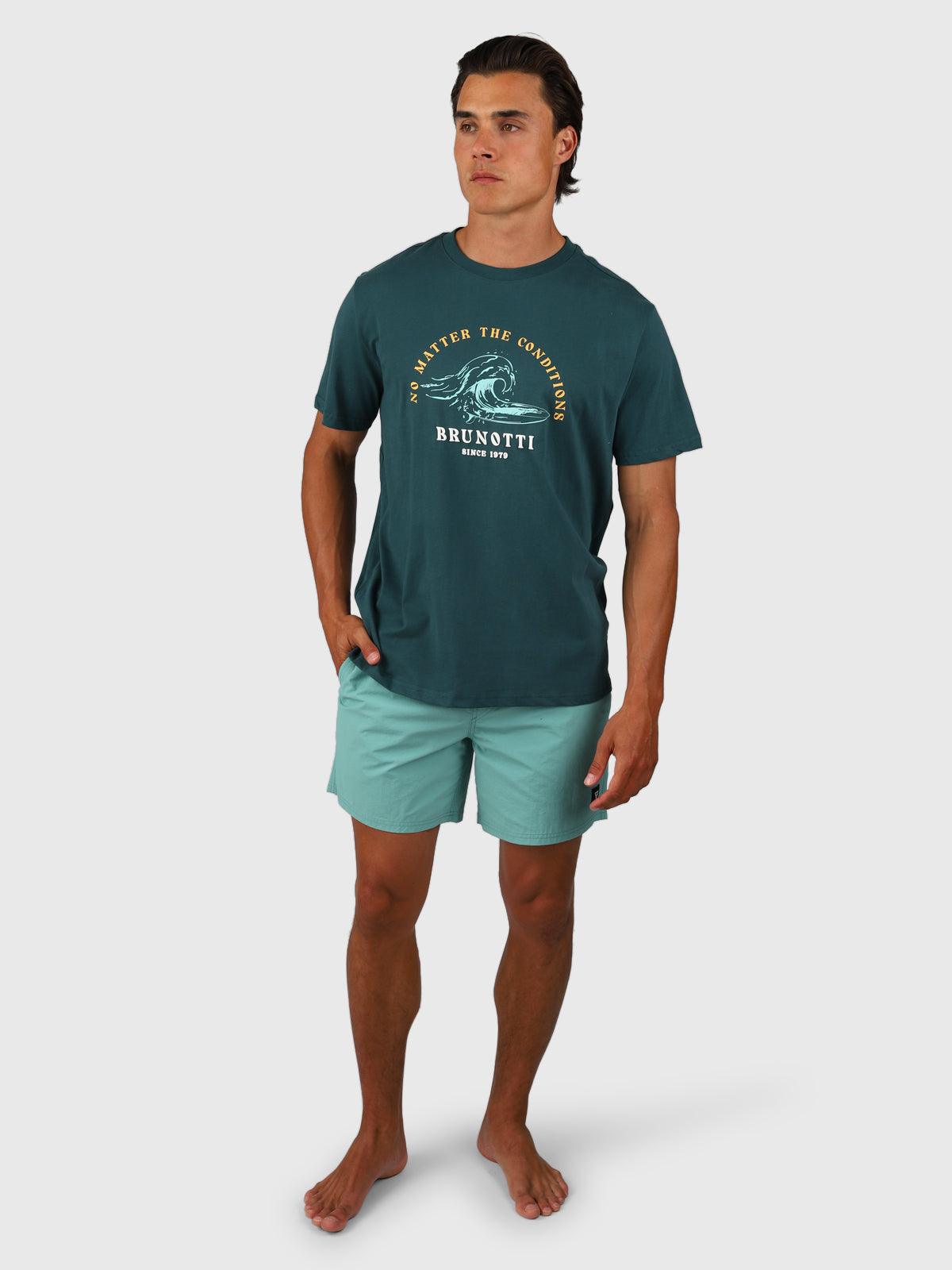 Leeway Men T-shirt | Fuel Green