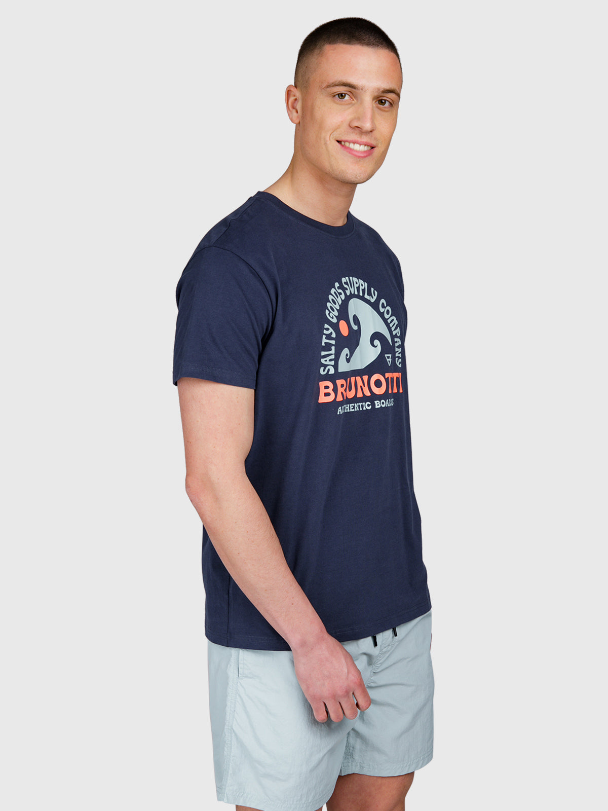 Leeway Men T-shirt | Indigo Blue