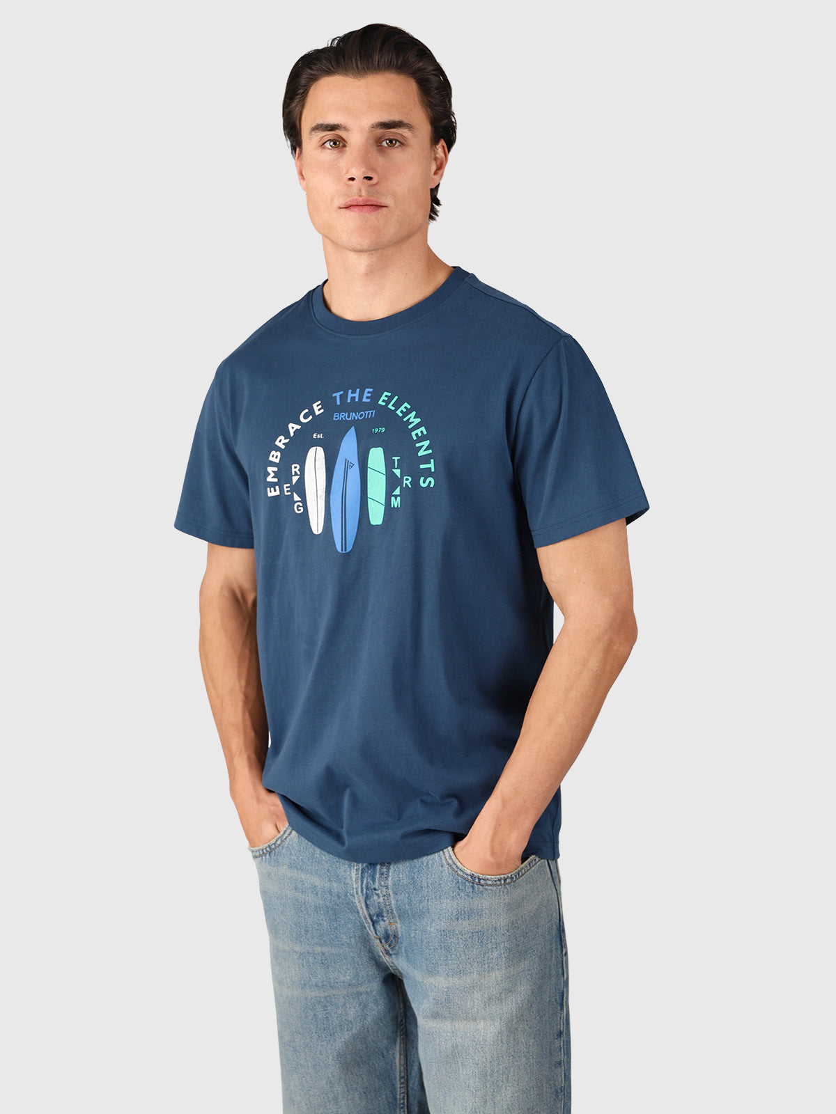 Leeway Herren T-Shirt | Nachtblau