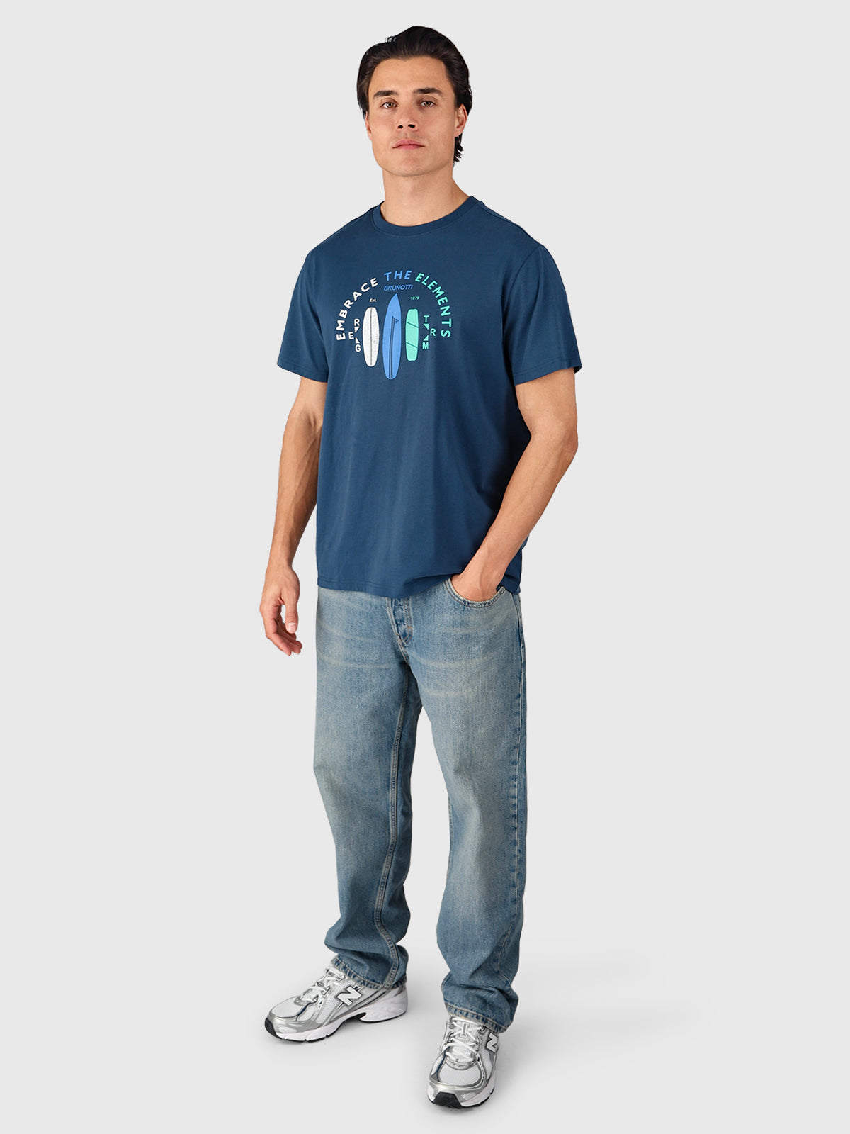 Leeway Herren T-Shirt | Nachtblau