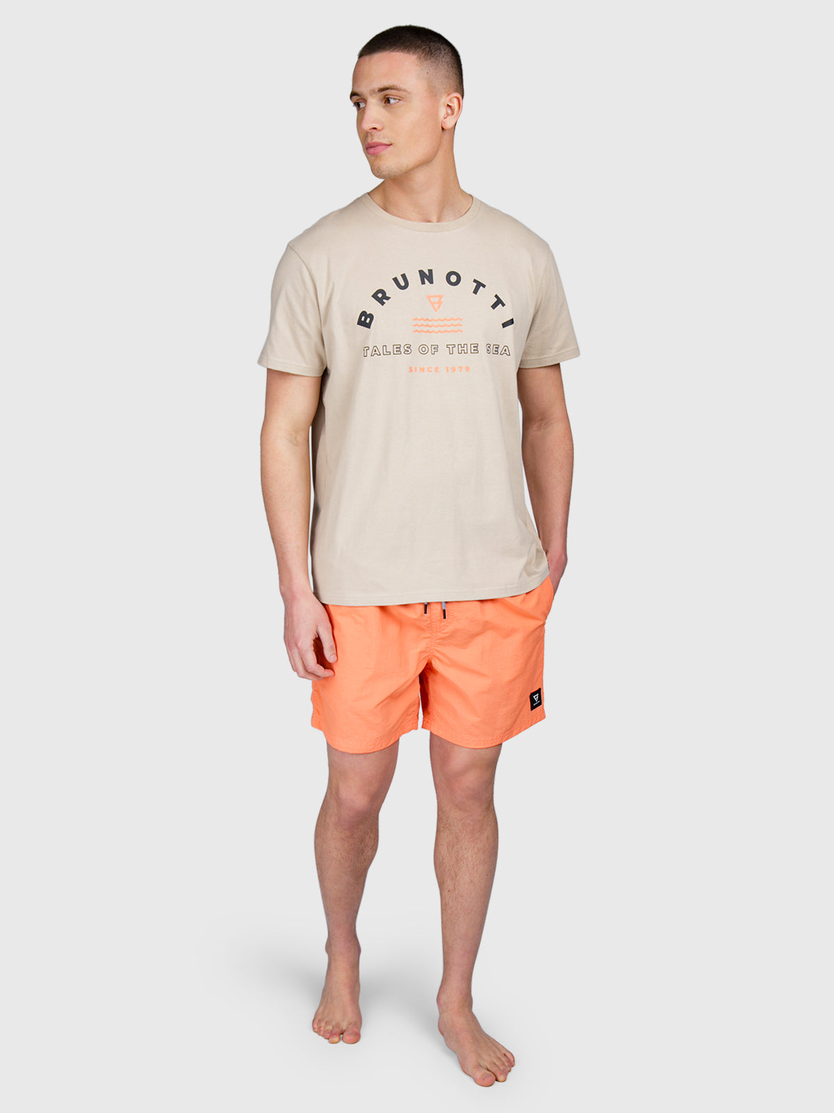 Leeway Men T-shirt | Feather Grey