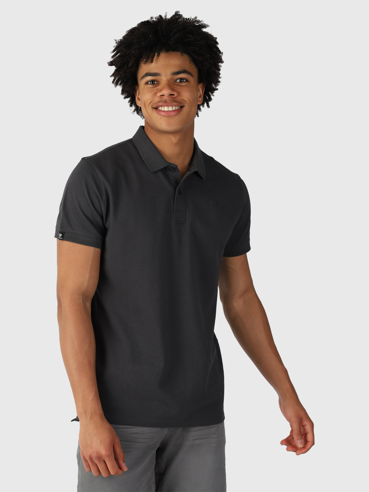 Frunot-II Herren Poloshirt | Grau