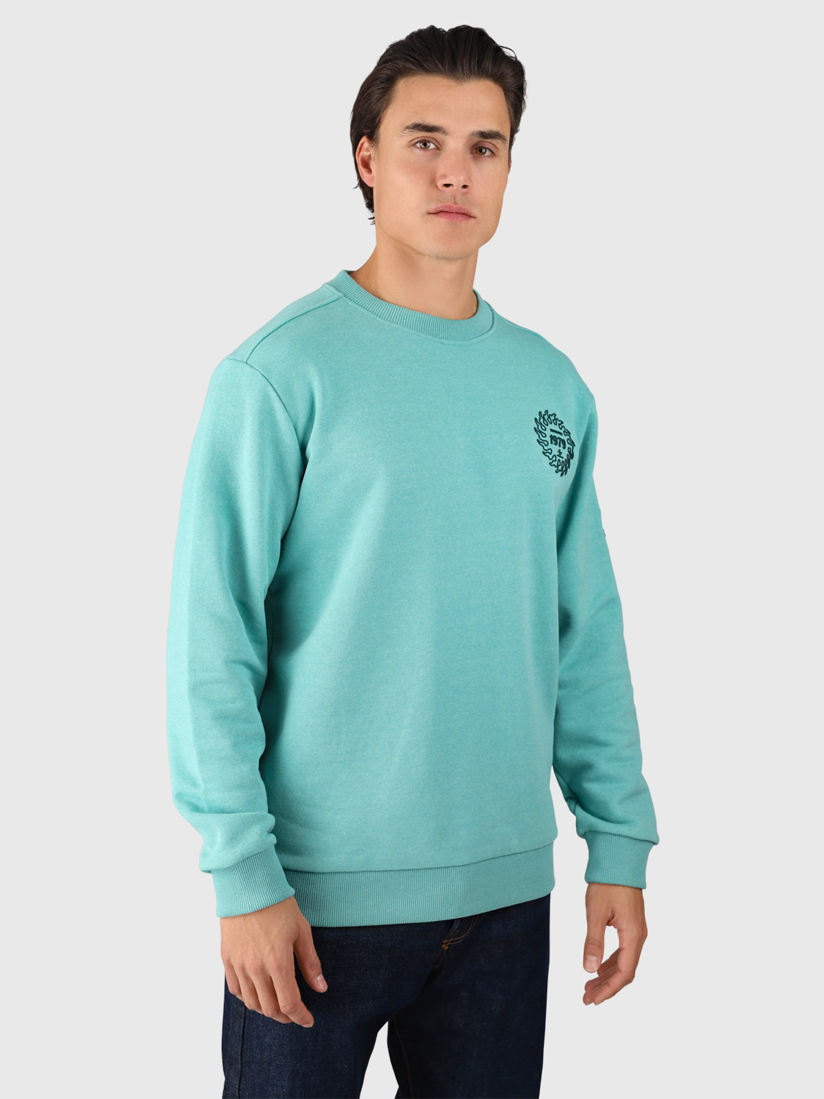 Naval Men Sweater | Bottle Green
