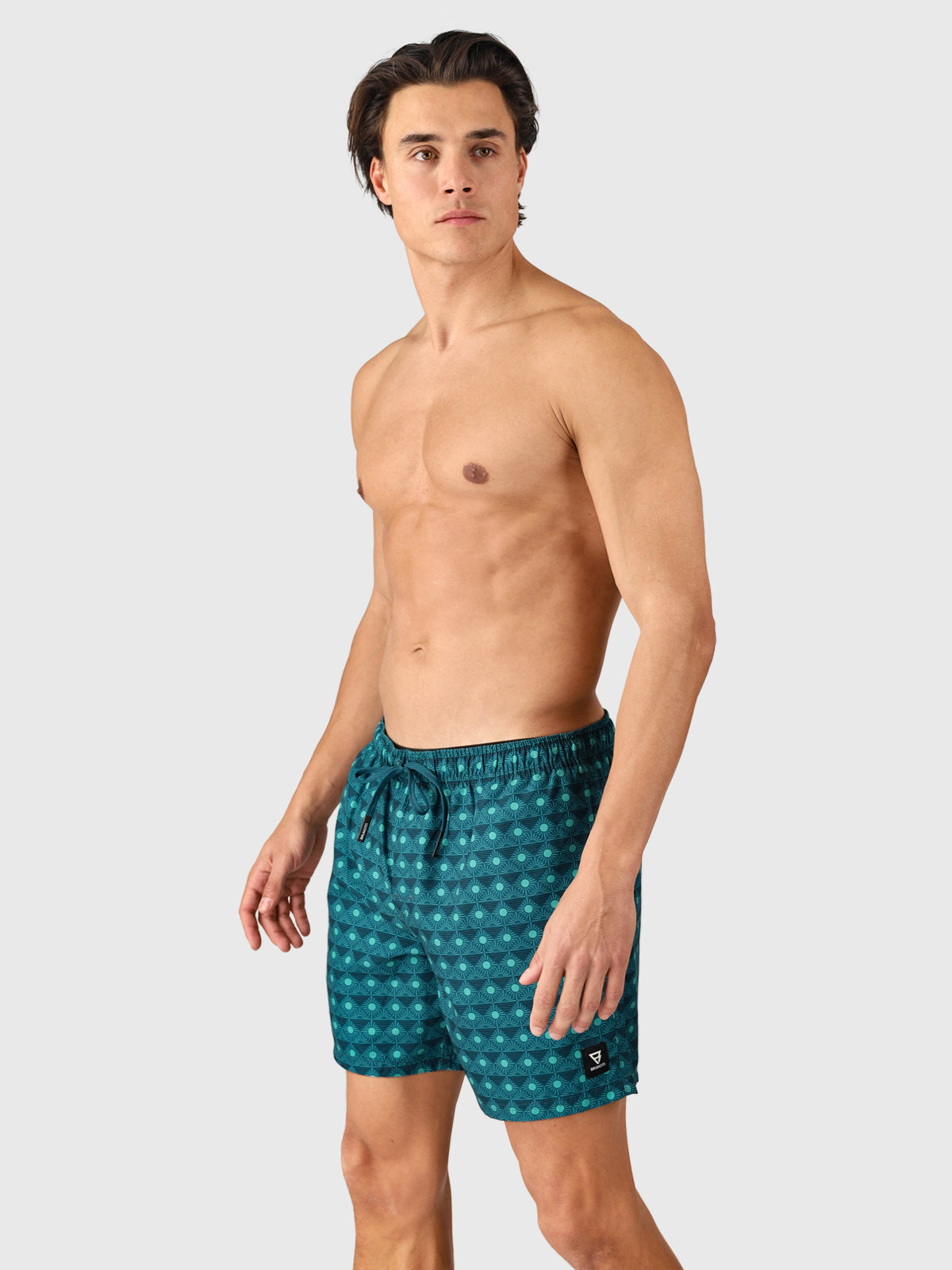 Cester-Mini Men Swim Shorts | Memories Of The Sun Fuel Green