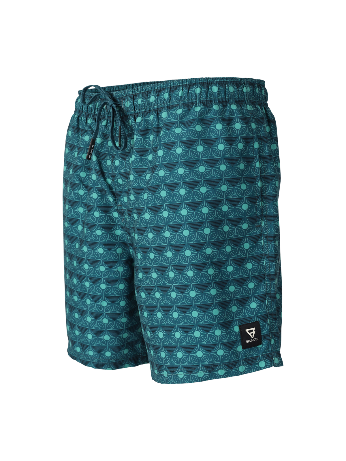 Cester-Mini Men Swim Shorts | Memories Of The Sun Fuel Green