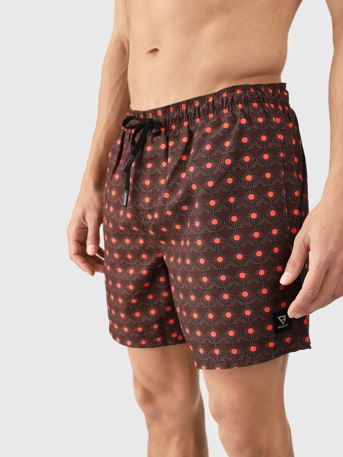 Cester-Mini Men Swim Shorts | Memories Of The Sun Pirate Black