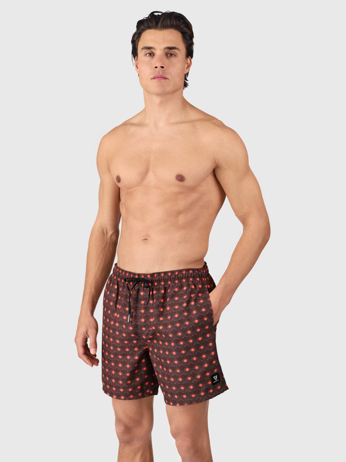 Cester-Mini Men Swim Shorts | Memories Of The Sun Pirate Black