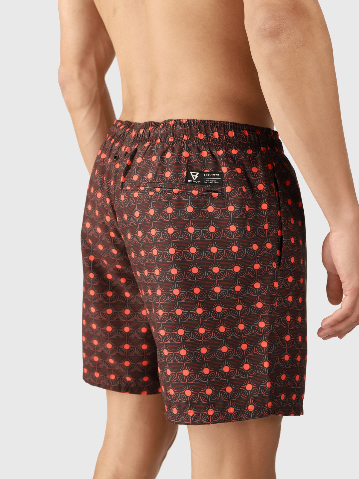 Cester-Mini Men Swim Shorts | Memories Of The Sun Pirate Black