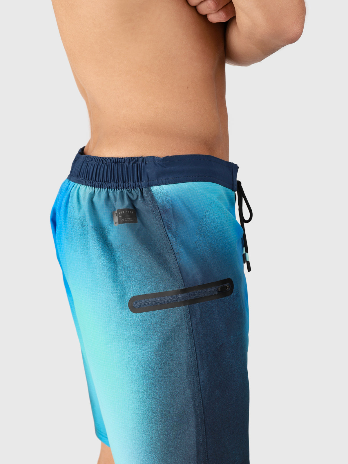 Dhion Men Swim Shorts | Neon Blue