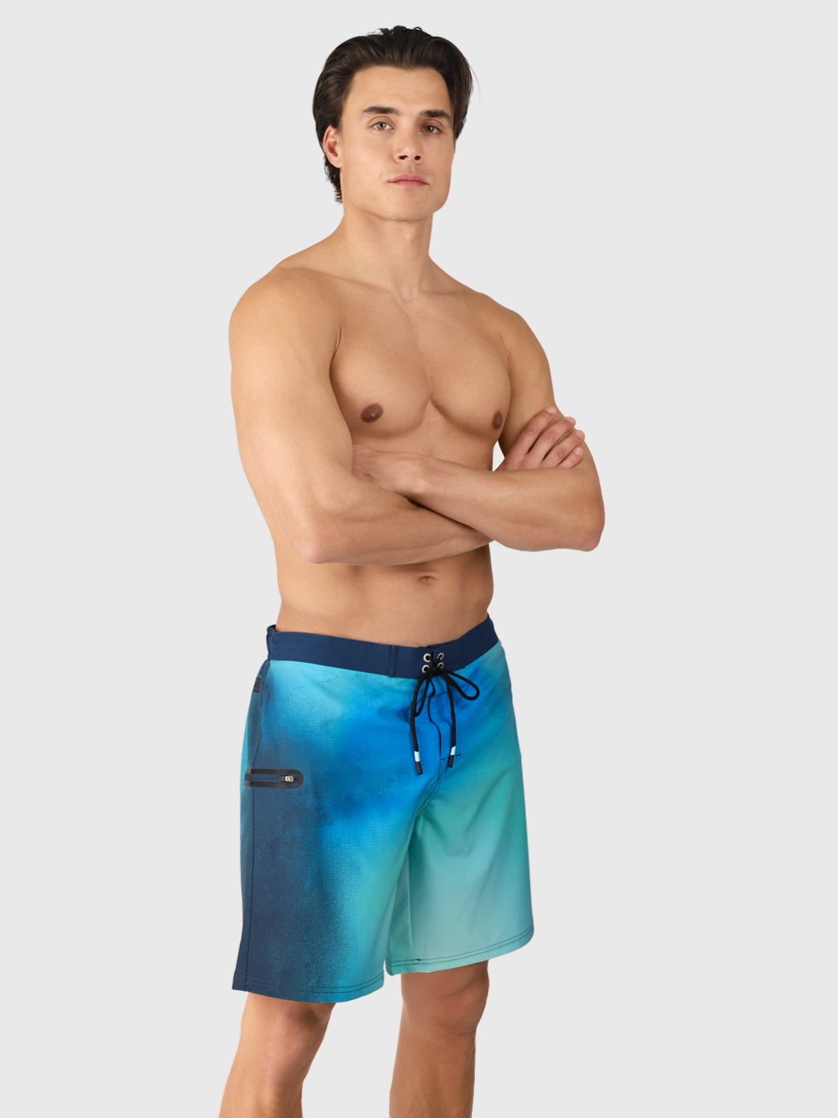 Dhion Men Swim Shorts | Neon Blue
