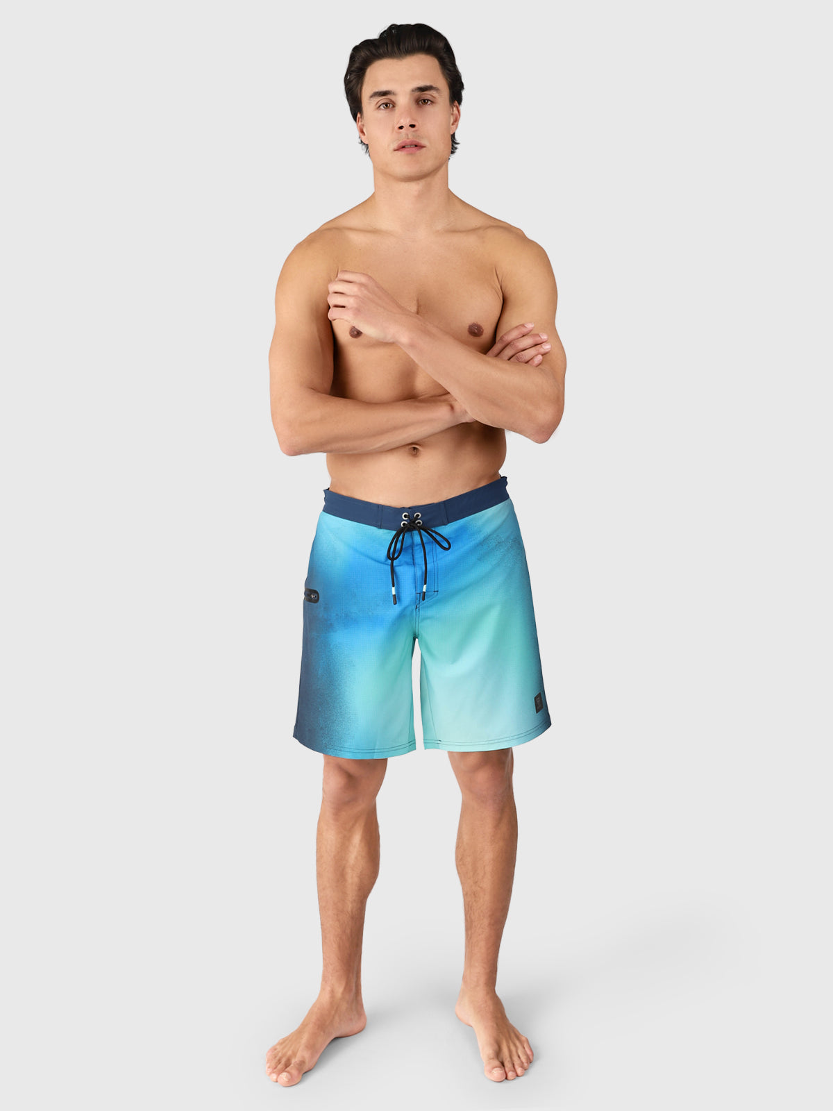 Dhion Men Swim Shorts | Neon Blue