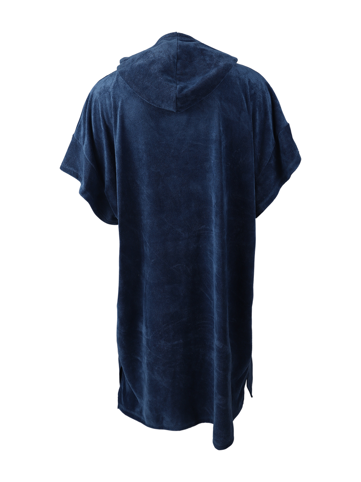 Poncho-Solid Poncho | Jeans Blue